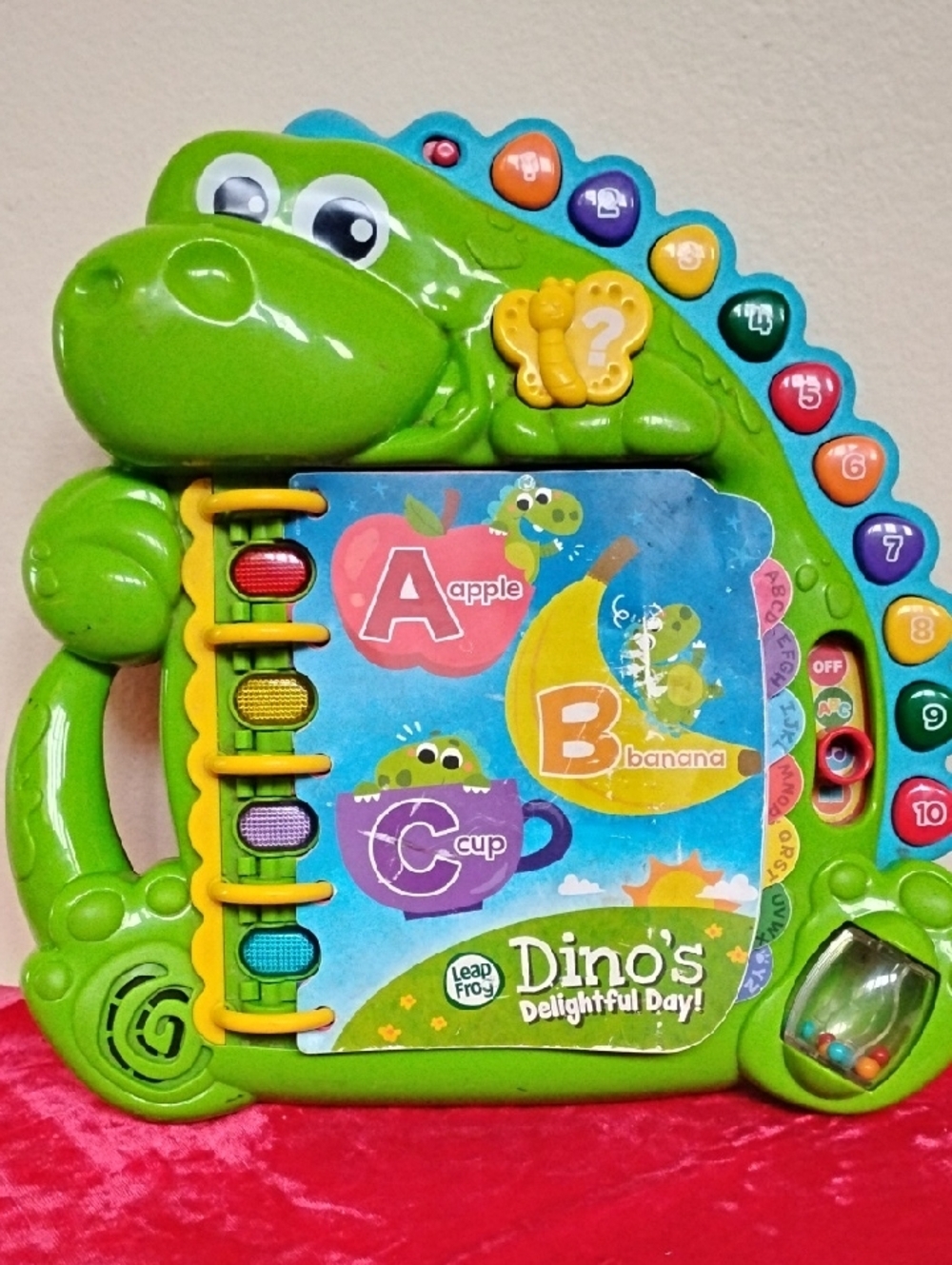 LeapFrog Dino Alphabet & Numbers Learning Toy - Green